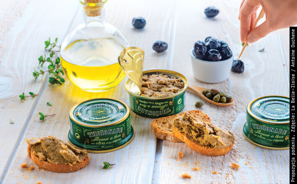 Teryna z tuńczyka białego z oliwkami