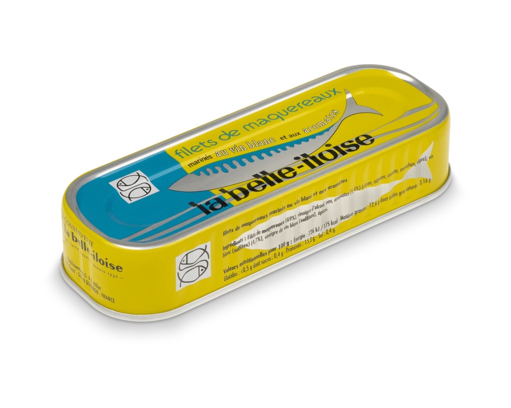 Filety z makreli w białym winie i z aromatami