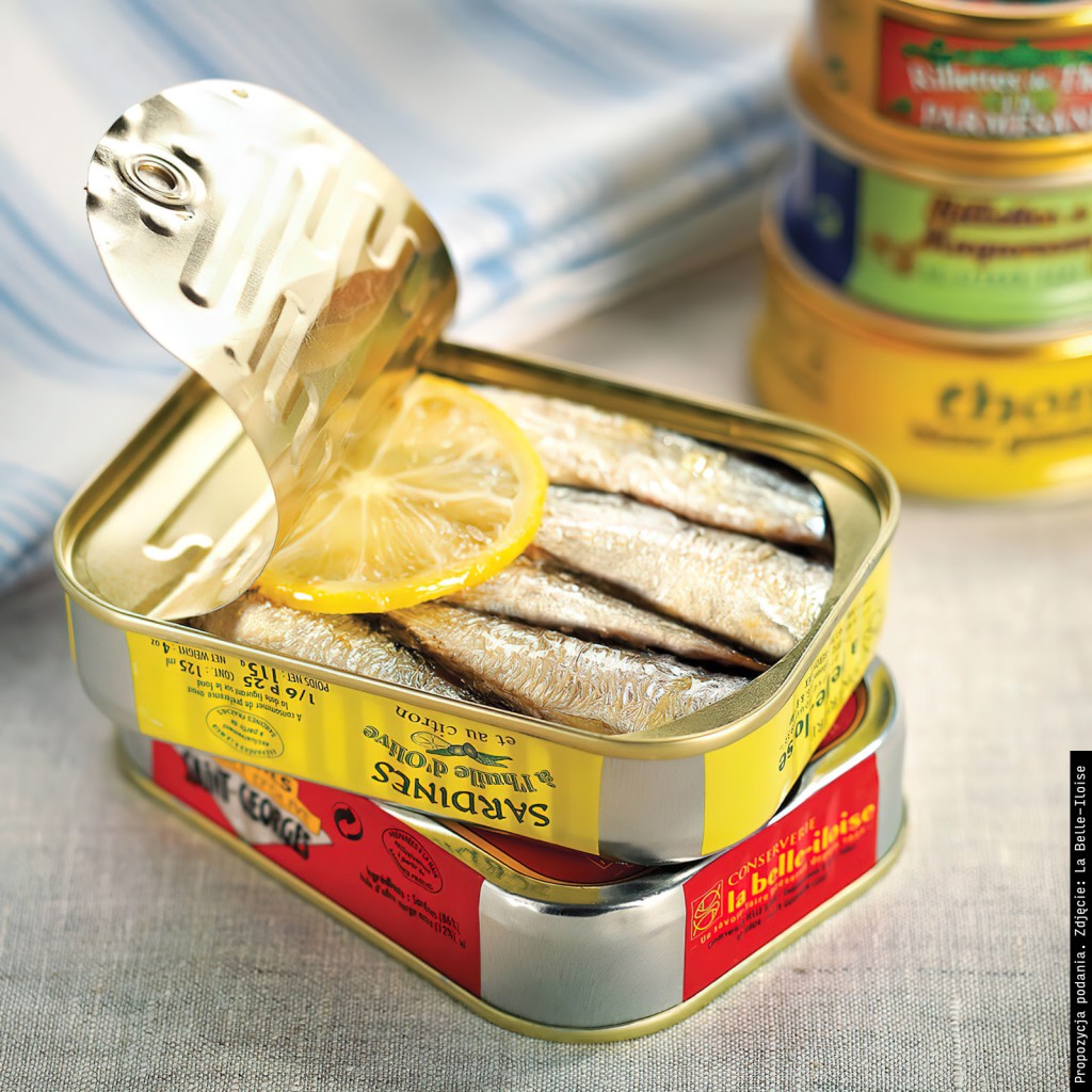 Sardynki z cytryną w oliwie ekstra z pierwszego tłoczenia