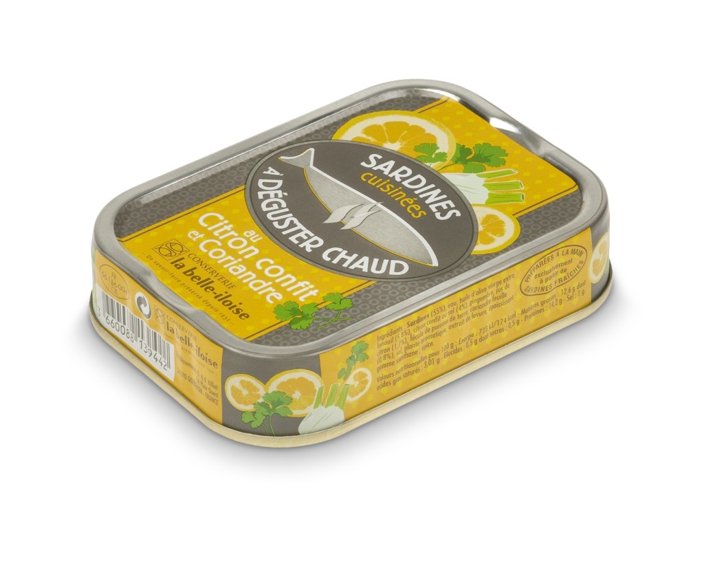 Sardynki z cytryną na ciepło