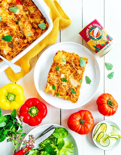 Lasagne po baskijsku