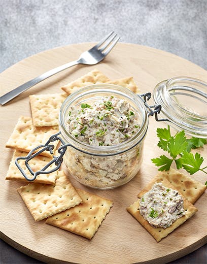 Rillettes z sardynek z oliwą z oliwek
