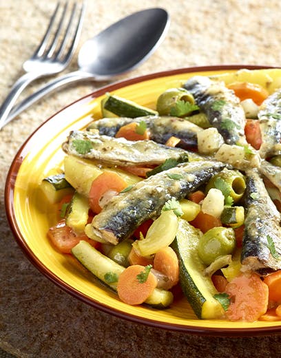 Sardynkowe tajine z konfitowaną cytryną
