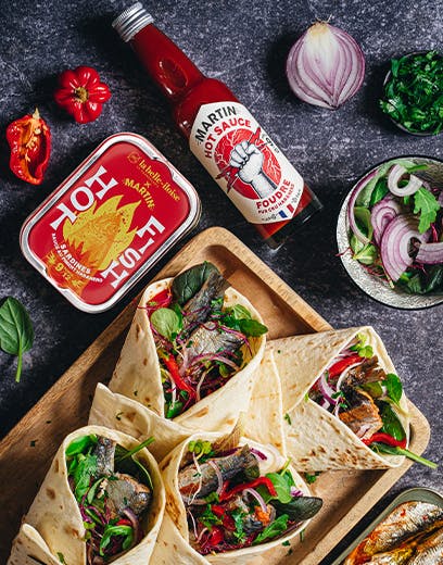 Tacos z sardynkami HOT FISH