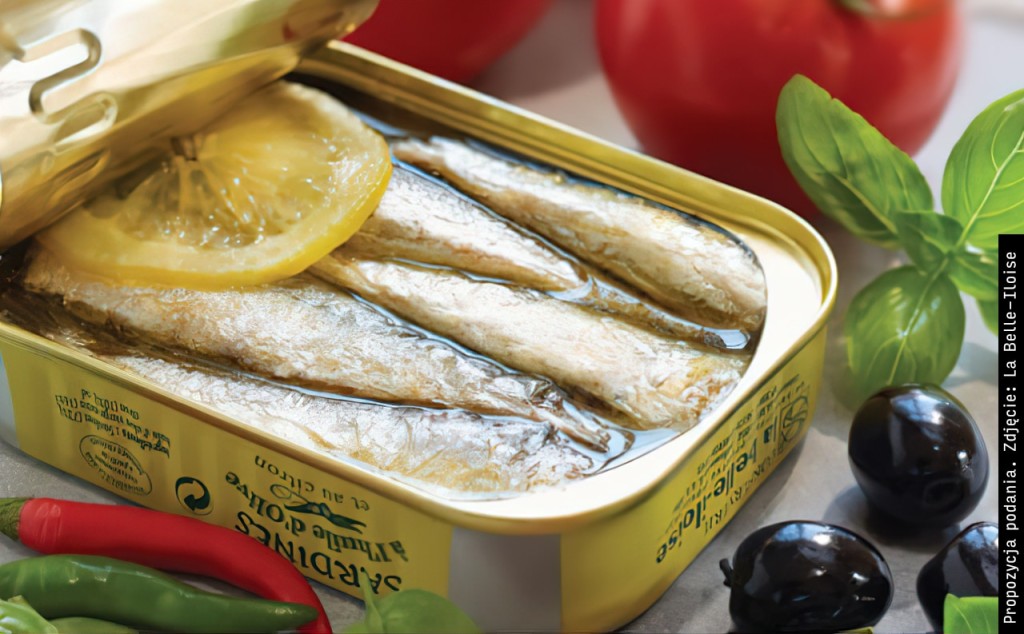 Sardynki z cytryną w oliwie ekstra z pierwszego tłoczenia