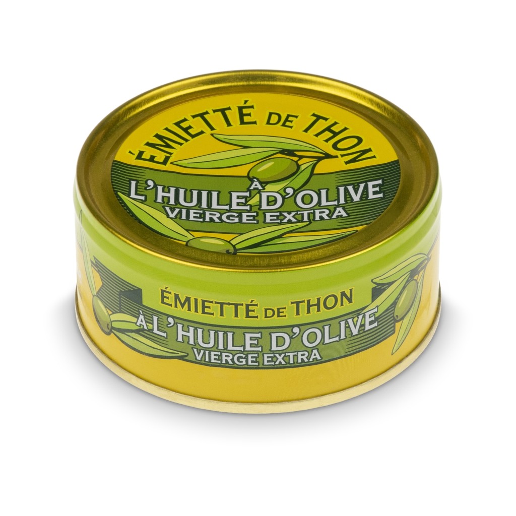 Tuńczyk biały pokruszony w oliwie ekstra z pierwszego tłoczenia