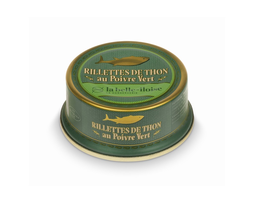 Rillettes z tuńczyka białego z zielonym pieprzem