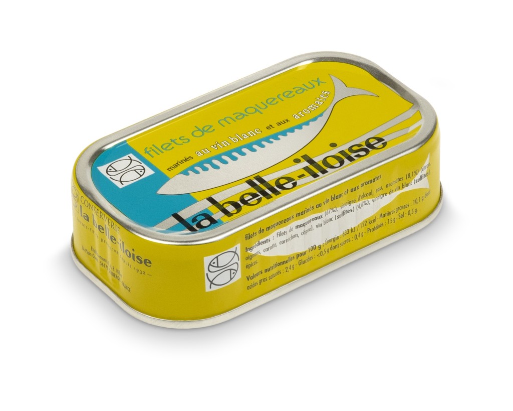 Filety z makreli w białym winie i z aromatami