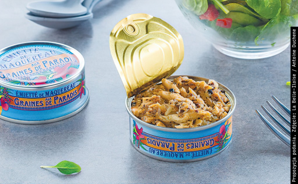 Makrela pokruszona z rajskimi nasionami