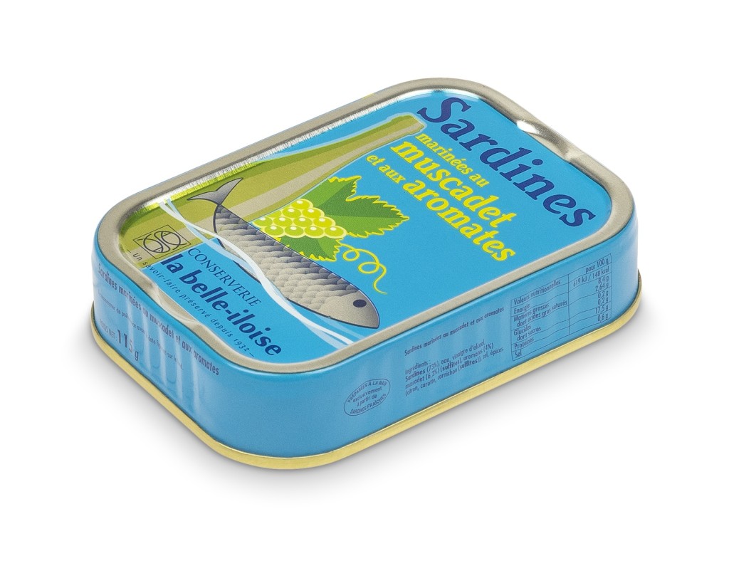 Sardynki marynowane w muskadecie