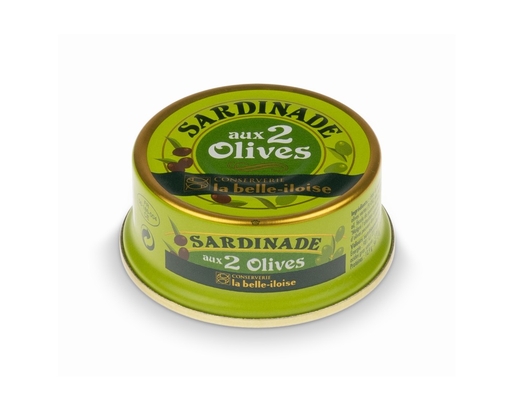 Sardynada z dwoma rodzajami oliwek