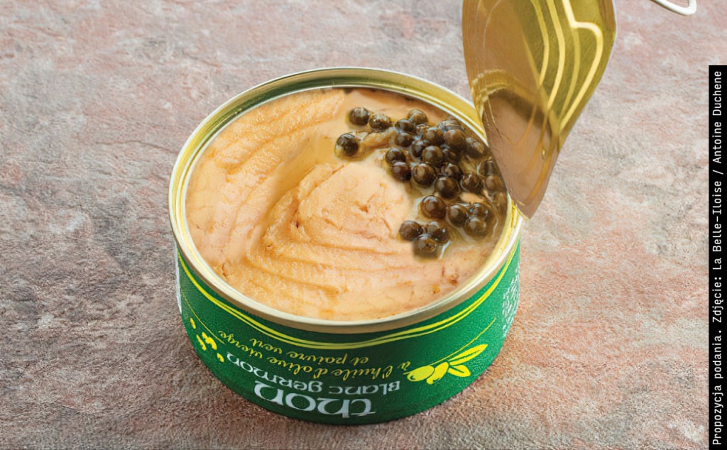 Tuńczyk biały z zielonym pieprzem w oliwie ekstra z pierwszego tłoczenia