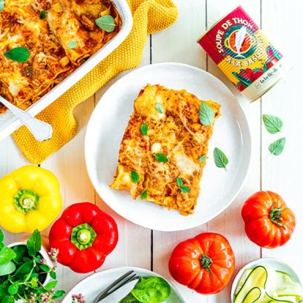 Lasagne po baskijsku