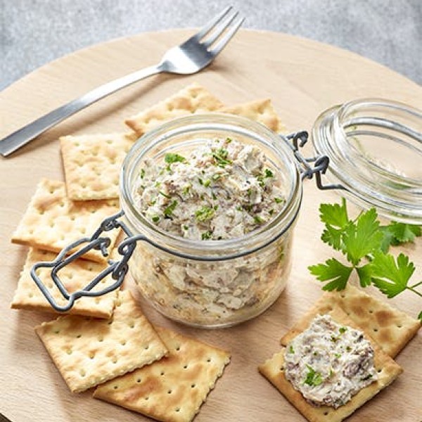 Rillettes z sardynek z oliwą z oliwek