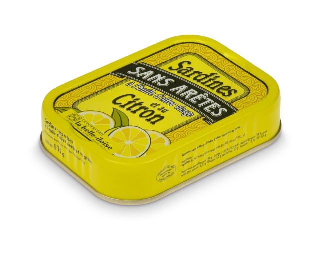 Sardynki bez ości z cytryną w oliwie ekstra z pierwszego tłoczenia