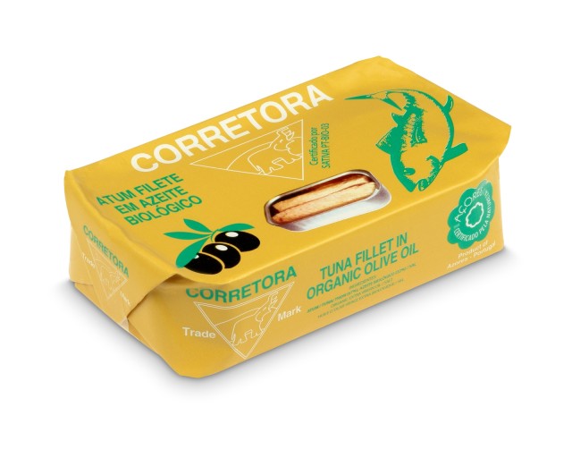 Filety z tuńczyka pasiastego w oliwie ekstra z pierwszego tłoczenia bio