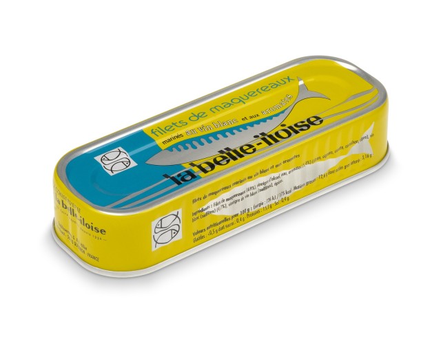 Filety z makreli w białym winie i z aromatami