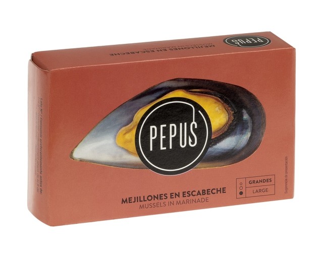 Omułki duże w marynacie escabeche