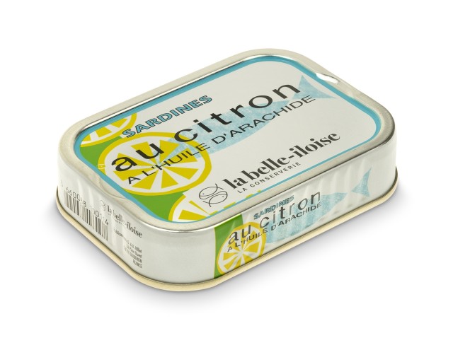 Sardynki z cytryną w oleju arachidowym